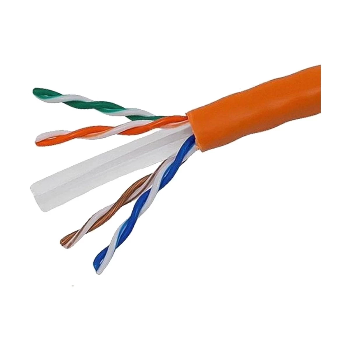 Hikvision DS-1LN6U-SC0 CAT6 305 Meter UTP Cable (Orange)